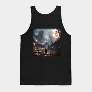 God of war inspired art Tank Top